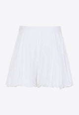 Voluminous High-Waist Mini Shorts