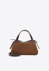 Dune Suede Shoulder Bag