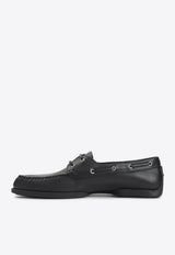 Calf Leather Loafers with Laces