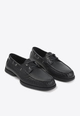 Calf Leather Loafers with Laces
