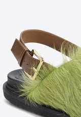 Fussbett Leather Slingback Flat Sandals