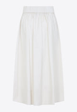Pleated Midi Skirt
