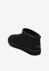 UGG Classic Ultra Mini Suede Boots Black 1116109LE/R_UGG-BLK