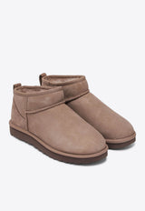 UGG Classic Ultra Mini Suede Boots Beige 1116109LE/R_UGG-RYK