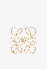 Loewe Anagram Brass Brooch Gold 111.25.020PR/S_LOEW-8130