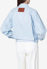 Victoria Beckham Cropped Denim Jacket Light Blue 1126DJK007017BDE/S_VIBEC-SB