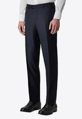 Wool Single-Breasted Tailored Suit