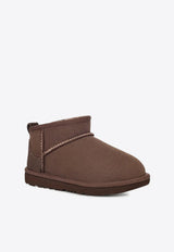 UGG Kids Boys Classic Ultra Mini Suede Boots Brown 1130750TLE/R_UGG-BCDR