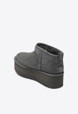 UGG Classic Ultra Mini Platform Boots Gray 1135092LE/R_UGG-CHRC
