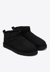 UGG Classic Ultra Mini Suede Boots Black 1137391LE_UGG-BLK