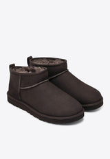 UGG Classic Ultra Mini Ankle Boots Dark Brown 1137391LE/R_UGG-DDC