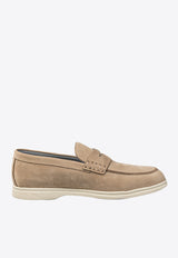 Corneliani Suede Penny Loafers Beige 9320903-93tm48-035_Beige - 035