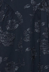 Borgo de Nor Posie Denim Maxi Dress Blue POSIE_DARK BLUE