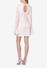 ROTATE Mesh Frill Mini Dress Pink 1152271809PL/S_ROTAT-1809