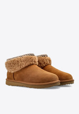 UGG Kids Boys Classic Ultra Mini Maxi Curly Boots Chestnut 1157730TSUE/R_UGG-CHE