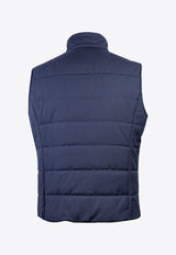 Quilted Zip-Up Vest