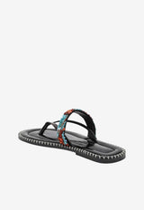 Dries Van Noten Sequin Embellished Slippers Black 117730857/S_DRVNO-503