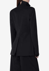 Francesco Murano Wool Single-Breasted Blazer Black 119T02/R_FRAMU-999
