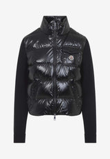 Moncler Logo-Patched Down Jacket Black