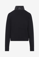 Moncler Logo-Patched Down Jacket Black