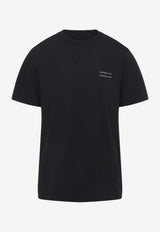 Moncler Logo-Printed Crewneck T-shirt Black