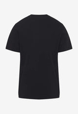 Moncler Logo-Printed Crewneck T-shirt Black