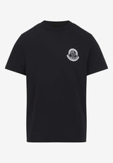 Moncler Logo-Printed Crewneck T-shirt Black