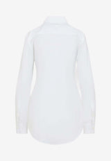 Jean Paul Gaultier Printed Buttoned Shirt White