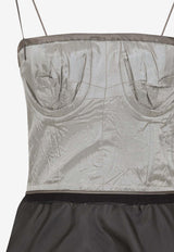 Silk Sleeveless Midi Dress