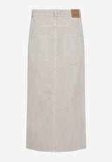 Britt Midi Denim Skirt