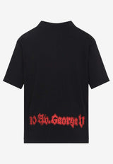Graphic Print Faded T-shirt