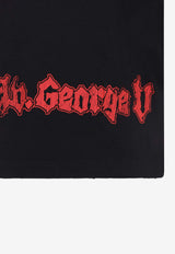 Graphic Print Faded T-shirt