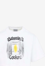Graphic Print Cropped T-shirt