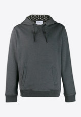 Salvatore Ferragamo Gancini Hooded Sweatshirt Gray 120535 L 717810 GRGSCURO/ALLGANCIO