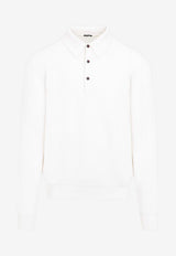 كنزة بولو محبوكة من الكشمير