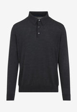 Wool Polo Sweater