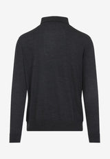 Wool Polo Sweater