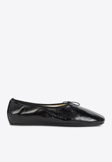 Gathered Flat Ballerinas