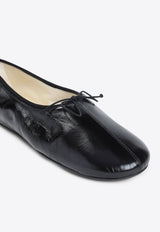 Gathered Flat Ballerinas