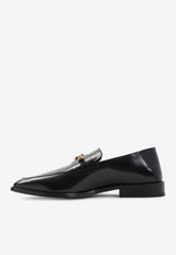 Logo-Plaque Leather Loafers