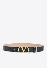 Reversible VLogo Leather Belt