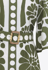 Palermo Printed Flounced Mini Dress