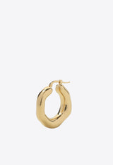 Irregular Brass Hoop Earrings