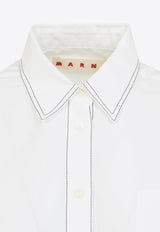 Embroidered Long-Sleeved Shirt