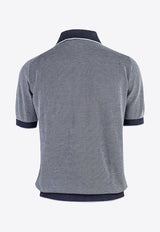 Jacquard Bouclé Polo T-shirt