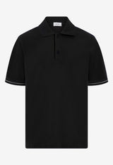 Ferragamo Short-Sleeved Polo T-shirt 122607 H 781918 NERO/NERO/BIANCO