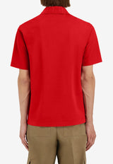 Ferragamo Short-Sleeved Polo T-shirt 122611 H 781015 NEW RED