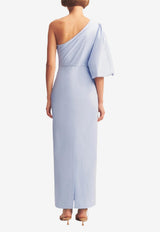 Shona Joy Campbell One-Shoulder Maxi Dress 1254013_LIGHT BLUE