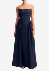 Shona Joy Celeste Strapless Paneled Gown 1254315_NAVY