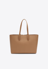 Christian Louboutin Small Cabata Leather Tote Bag Beige 1255045LE/R_LOUBO-F486
